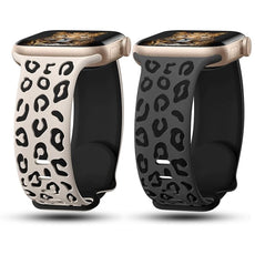 Engraved Silicone Strap for Apple Watch
