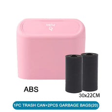 Car Trash Can with Lid